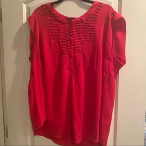 Dex Plus Tracey Cap Sleeve Embroidered Top 💖✨